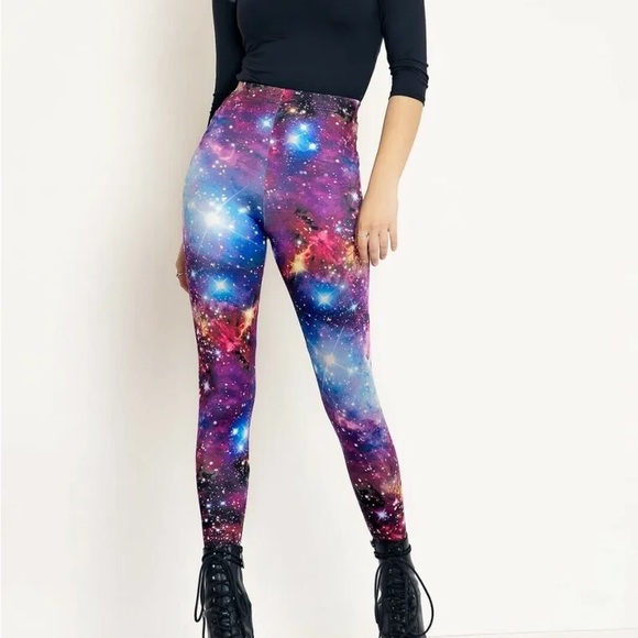Blackmilk Pants - Blackmilk NASA Galaxy Leggings